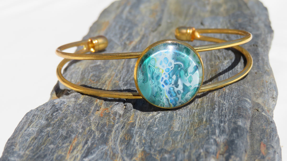 Bracelet "Bleu Abyssal" N°0439