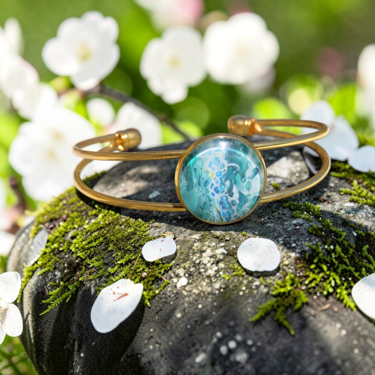 Bracelet "Bleu Abyssal" N°0439